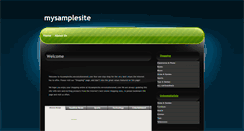 Desktop Screenshot of mysamplesite.newsolutionsmall.com
