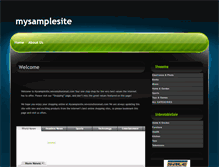 Tablet Screenshot of mysamplesite.newsolutionsmall.com